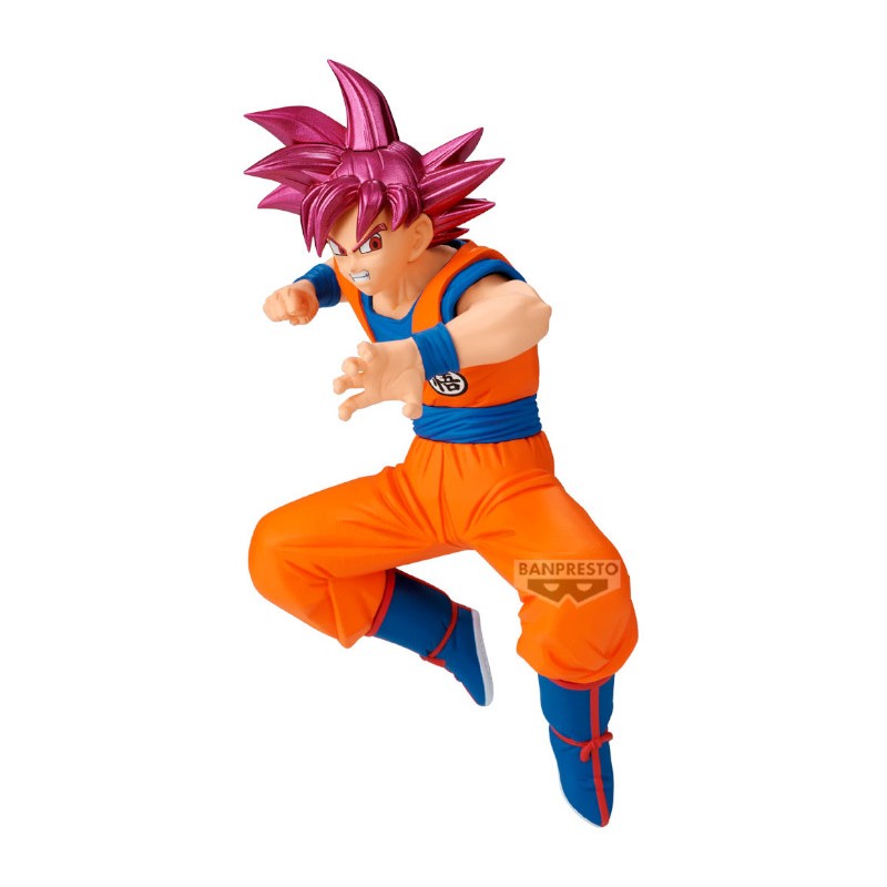 BANPRESTO DRAGON BALL SUPER MATCH MAKERS SUPER SAIYAN GOD GOKU (VS BEERUS) STATUE
