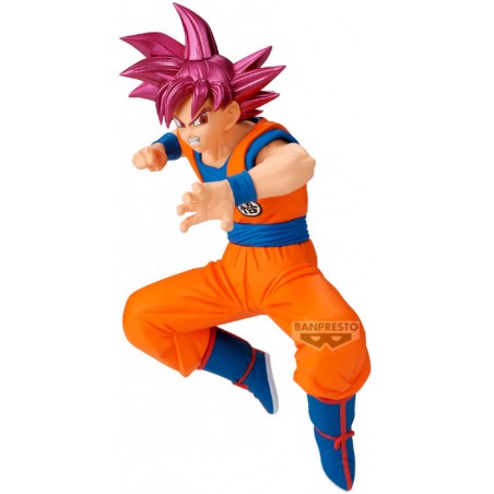 DRAGON BALL SUPER MATCH MAKERS SUPER SAIYAN GOD GOKU (VS BEERUS) STATUE