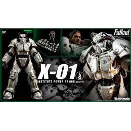 FALLOUT X-01 INSTITUTE POWER ARMOR ACTION FIGURE THREEZERO