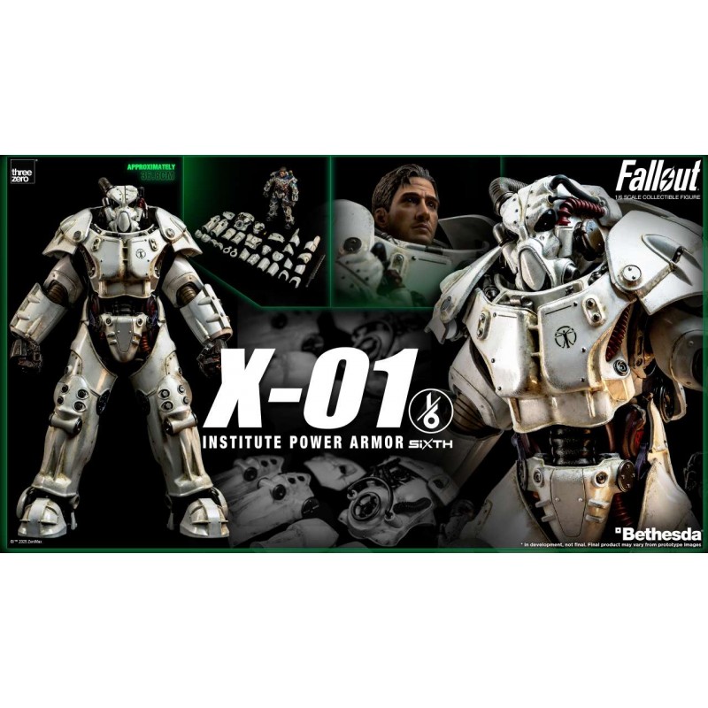 FALLOUT X-01 INSTITUTE POWER ARMOR ACTION FIGURE THREEZERO FALLOUT X-01 INSTITUTE POWER ARMOR ACTION FIGURE THREEZERO