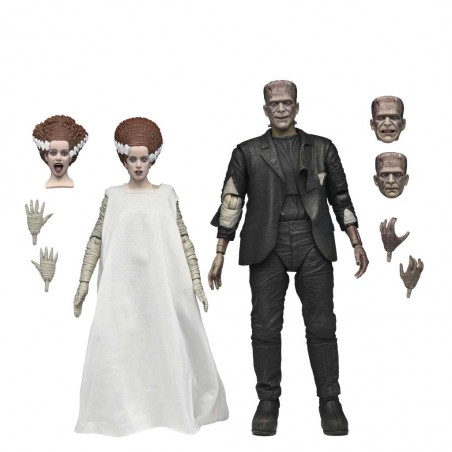 UNIVERSAL MONSTERS ULTIMATE THE BRIDE OF FRANKENSTEIN 2-PACK PVC ACTION FIGURES