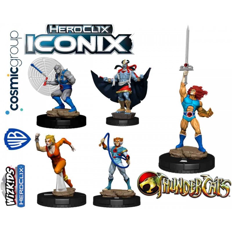 WARNER BROS HEROCLIX ICONIX THUNDERCATS WIZKIDS