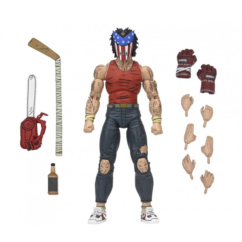 NECA TMNT NINJA TURTLES MIRAGE COMICS CASEY JONES BODYCOUNT PVC ACTION FIGURE