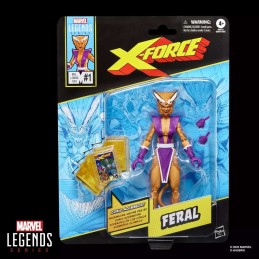 MARVEL LEGENDS X-FORCE FERAL ACTION FIGURE HASBRO MARVEL LEGENDS X-FORCE FERAL ACTION FIGURE HASBRO