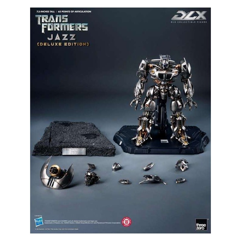 THREEZERO TRANSFORMERS DLX SERIES JAZZ DELUXE VER. ACTION FIGURE