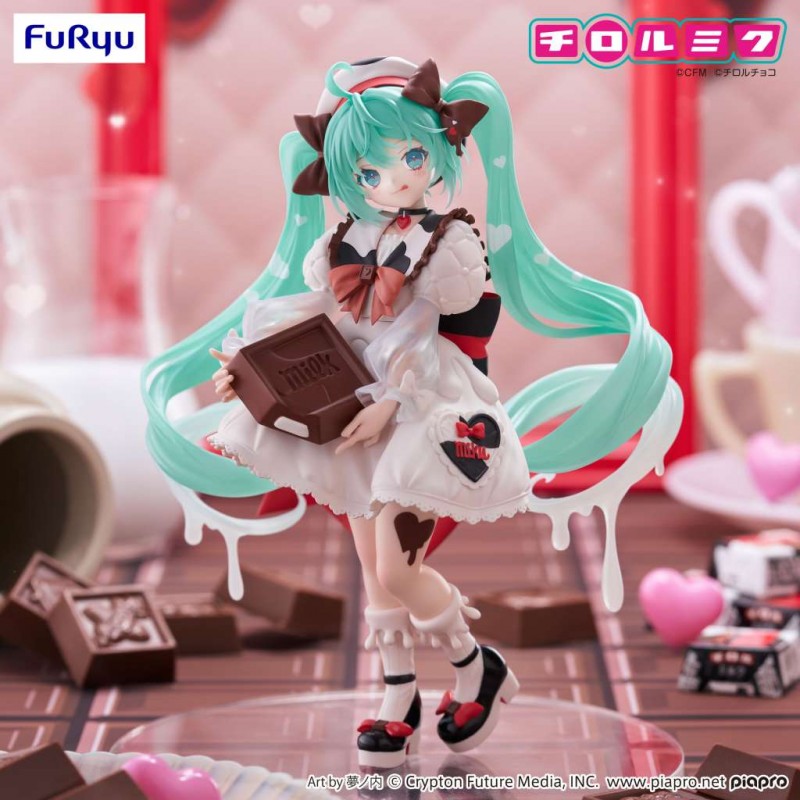 FURYU HATSUNE MIKU X TIROL CHOKO MILK TRIO-TRY-IT SERIES PVC FIGURE STATUE