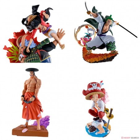 ONE PIECE LOGBOX WANOKUNI VOL.3 SET 4 MINI FIGURE