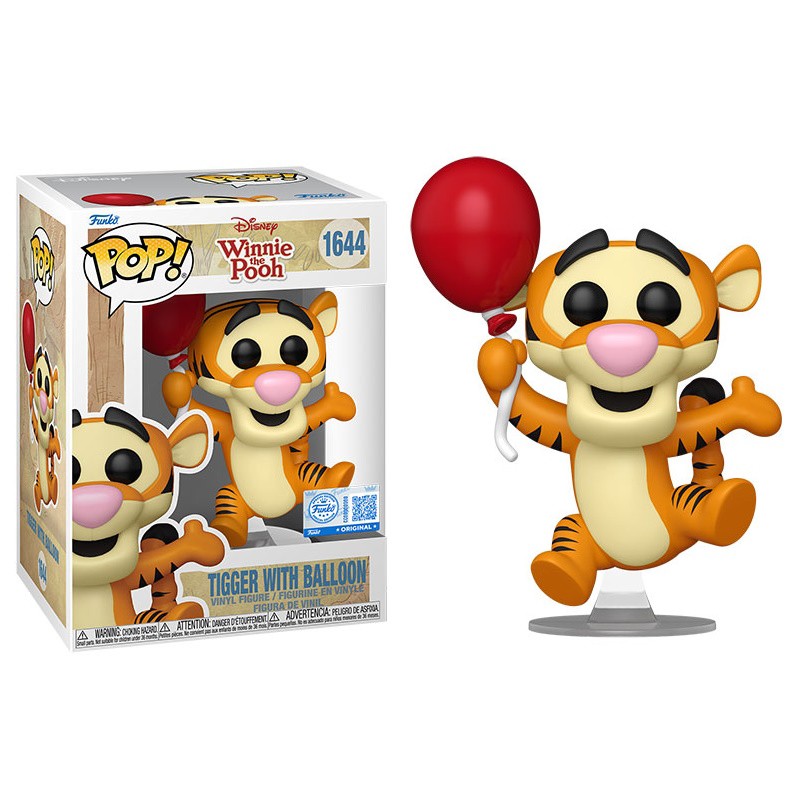 FUNKO POP! WINNIE THE POOH 1644 TIGGER WITH BALLOON BOBBLE HEAD KNOCKER FIGURE FUNKO