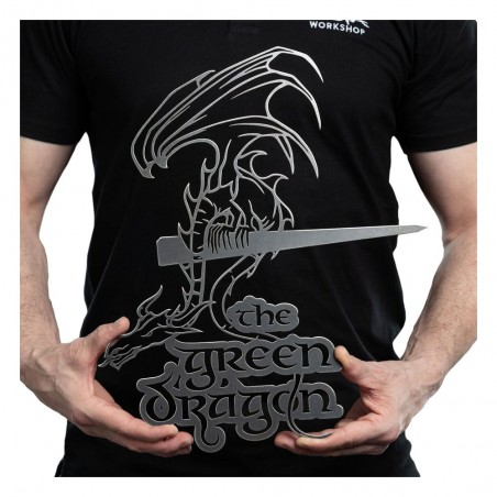 THE LORD OF THE RINGS THE GREEN DRAGON METALBIRD SIGN
