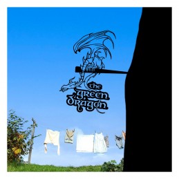 WETA THE LORD OF THE RINGS THE GREEN DRAGON METALBIRD SIGN