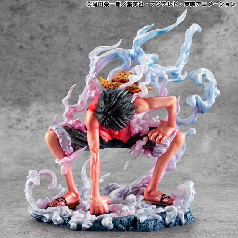 MEGAHOUSE ONE PIECE P.O.P. MONKEY D. LUFFY GEAR 2 LIMITED EDITION STATUE FIGURE MEGAHOUSE ONE PIECE P.O.P. MONKEY D. LUFFY GEAR 2 LIMITED EDITION STATUE FIGURE