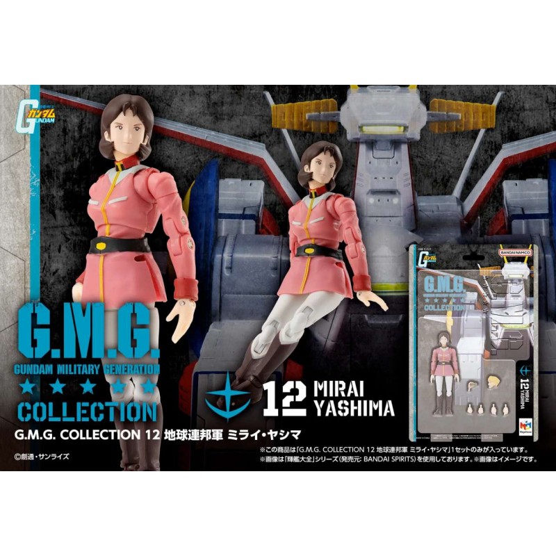 MEGAHOUSE MOBILE SUIT GUNDAM G.M.G. COLLECTION 12 MIRAI YASHIMA PVC ACTION FIGURE MEGAHOUSE MOBILE SUIT GUNDAM G.M.G. COLLECTION 12 MIRAI YASHIMA PVC ACTION FIGURE