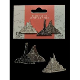 WETA LORD OF THE RINGS MINAS TIRITH AND MT. DOOM COLLECTORS PINS 2-PACK