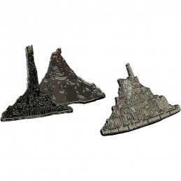 WETA LORD OF THE RINGS MINAS TIRITH AND MT. DOOM COLLECTORS PINS 2-PACK