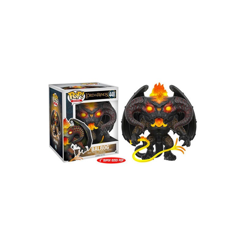 FUNKO POP! THE LORD OF THE RINGS BALROG SUPER SIZED BOBBLE HEAD KNOCKER FUNKO FUNKO POP! THE LORD OF THE RINGS BALROG SUPER SIZED BOBBLE HEAD KNOCKER FUNKO