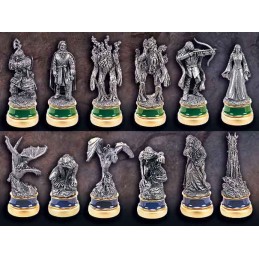 LORD OF THE RINGS CHESS PIECES LE DUE TORRI CHARACTERS PACK NEMESIS NOW