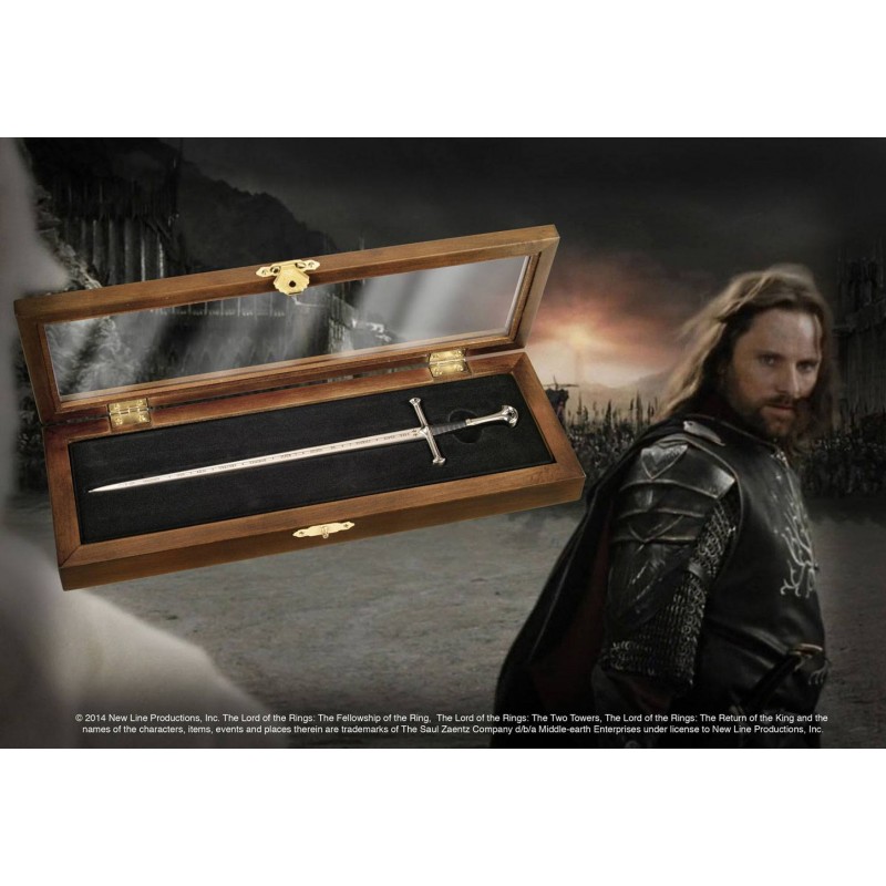 THE LORD OF THE RINGS ANDURIL LETTER OPENER TAGLIACARTE REPLICA NOBLE COLLECTIONS THE LORD OF THE RINGS ANDURIL LETTER OPENER TAGLIACARTE REPLICA NOBLE COLLECTIONS