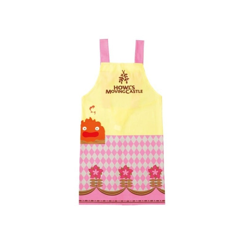 MARUSHIN HOWL'S MOVING CASTLE CALCIFER FLOWER APRON