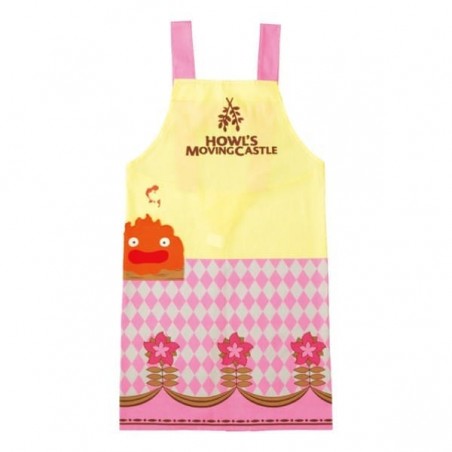 HOWL'S MOVING CASTLE CALCIFER FLOWER APRON