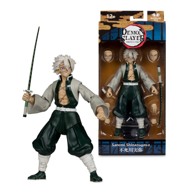 DEMON SLAYER SANEMI SHINAZUGAWA ACTION FIGURE MC FARLANE DEMON SLAYER SANEMI SHINAZUGAWA ACTION FIGURE MC FARLANE