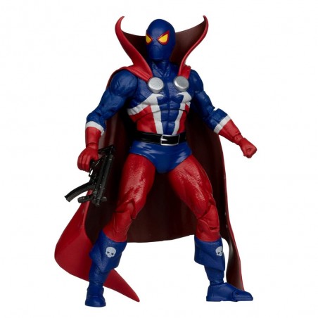 SPAWN PAGE PUNCHERS SPAWN 1977 RED AND BLUE ACTION FIGURE