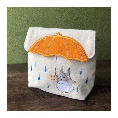 MY NEIGHBOR TOTORO ORANGE UMBRELLA COIN PURSE