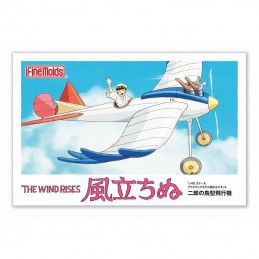 STUDIO GHIBLI THE WIND RISES JIRO'S BIRD SHAPED PLANE 1/48 SCALE MODEL KIT FIGURE