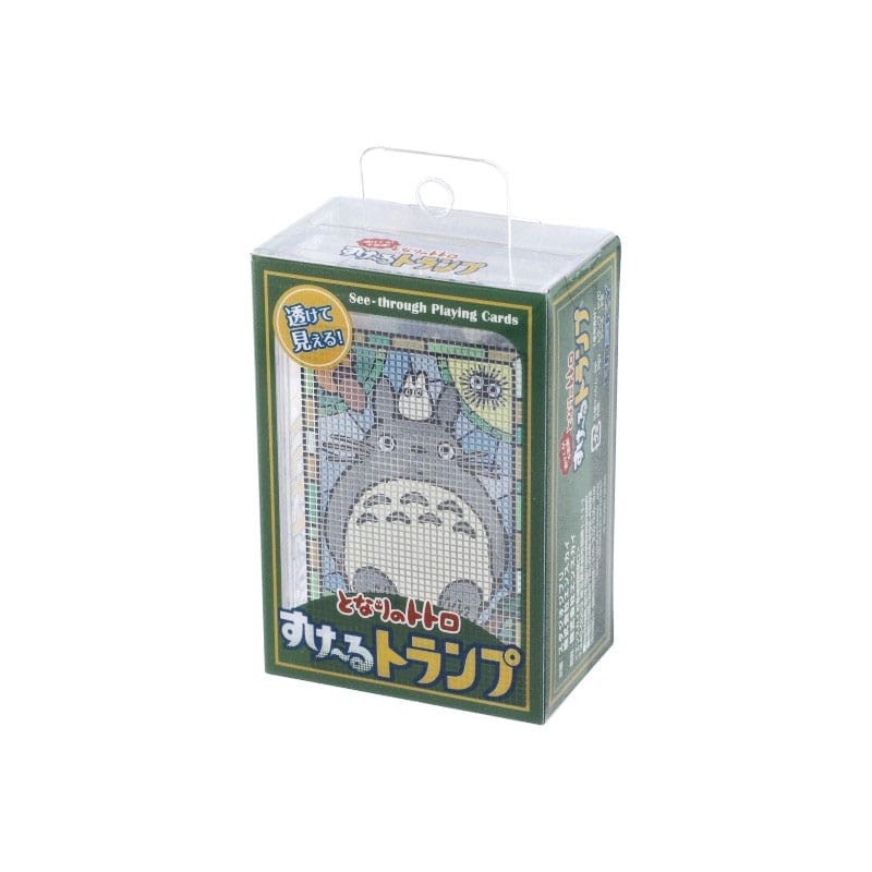 IL MIO VICINO TOTORO TRANSPARENT POKER PLAYING CARDS MAZZO CARTE DA GIOCO STUDIO GHIBLI