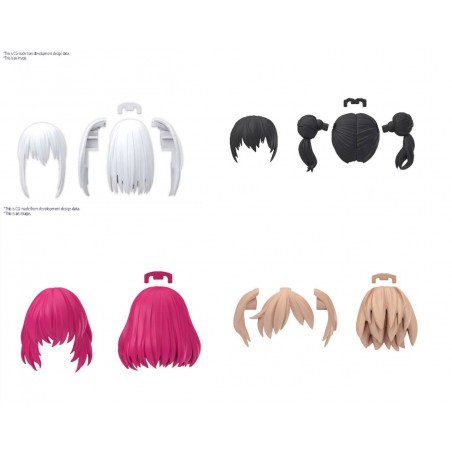 30MS OPTION HAIR STYLE PARTS VOL.10 ALL 4 TYPES MODEL KIT
