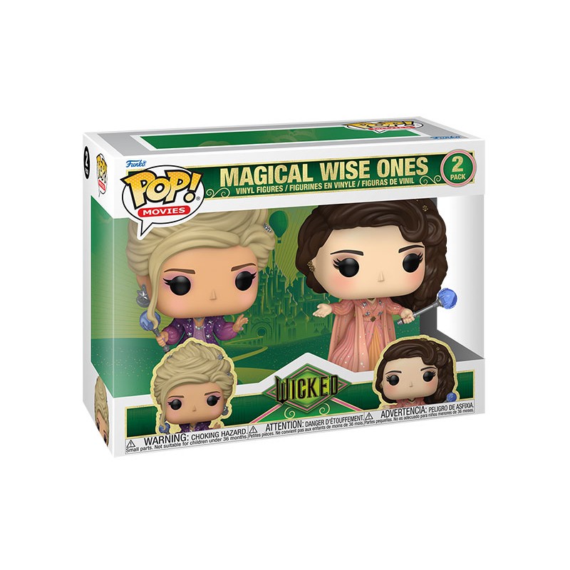 FUNKO POP! WICKED MAGICAL WISE ONES 2-PACK BOBBLE HEAD FIGURE FUNKO FUNKO POP! WICKED MAGICAL WISE ONES 2-PACK BOBBLE HEAD FIGURE FUNKO