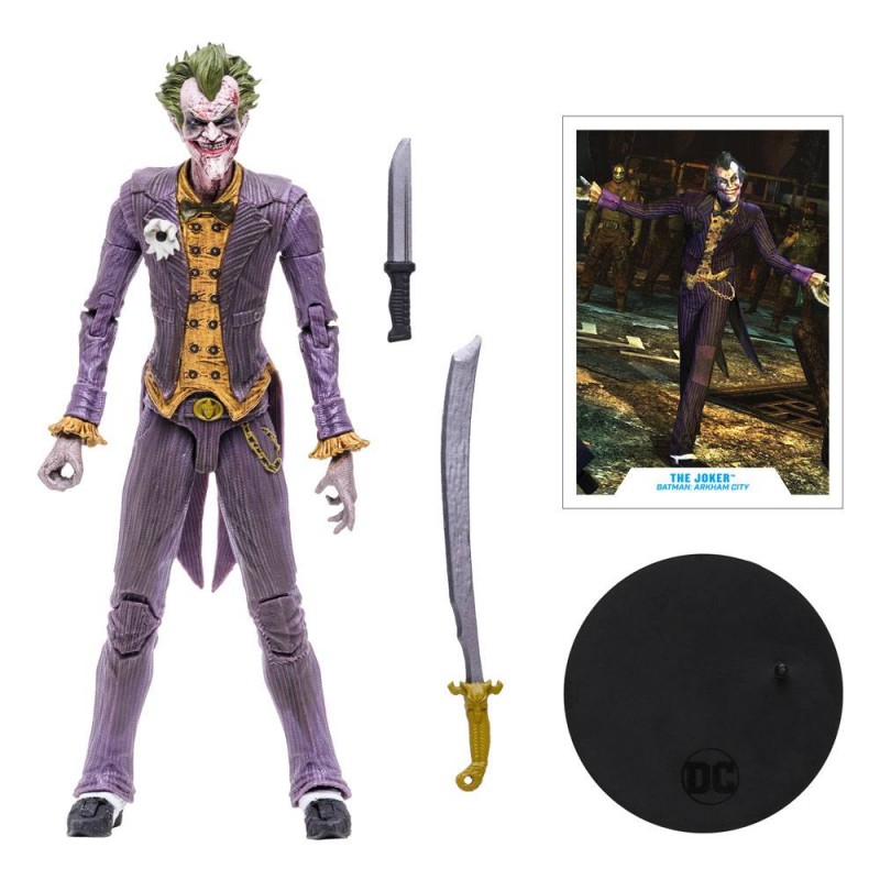 MC FARLANE DC MULTIVERSE BATMAN ARKHAM CITY - THE JOKER 18CM ACTION FIGURE MC FARLANE DC MULTIVERSE BATMAN ARKHAM CITY - THE JOKER 18CM ACTION FIGURE