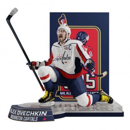 NHL ALL TIME GOALS LEADER ALEX OVECHKIN WASHINGTON CAPITALS 1/6 STATUE 28CM RESIN FIGURE