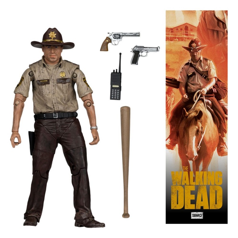 THE WALKING DEAD RICK GRIMES SEASON 1 ACTION FIGURE MC FARLANE THE WALKING DEAD RICK GRIMES SEASON 1 ACTION FIGURE MC FARLANE