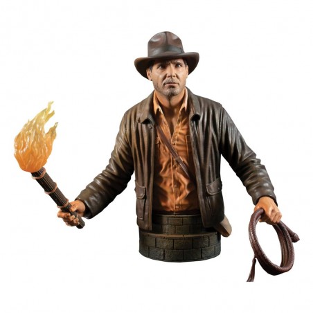 INDIANA JONES E I PREDATORI DELL'ARCA PERDUTA INDY BUSTO STATUA SDCC 2023 VARIANT FIGURE