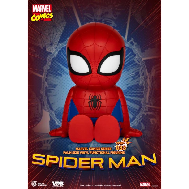MARVEL COMICS SPIDER-MAN PALM SIZE VINYL BANK SALVADANAIO BEAST KINGDOM MARVEL COMICS SPIDER-MAN PALM SIZE VINYL BANK SALVADANAIO BEAST KINGDOM