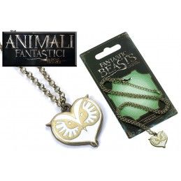 CARAT ANIMALI FANTASTICI - FANTASTIC BEASTS OWL NECKLACE COLLANA CON CIONDOLO