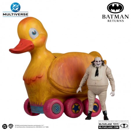 DC MULTIVERSE BATMAN RETURNS THE DUCK WITH THE PENGUIN VEHICLE ACTION FIGURE