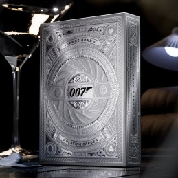 THEORY11 JAMES BOND 007 POKER PLAYING CARDS SILVER EDITION DECK