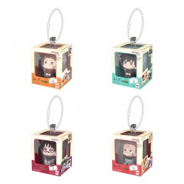 JUJUTSU KAISEN LOOKUP MINIATURE COLLECTION 4X PORTACHIAVI SET MEGAHOUSE