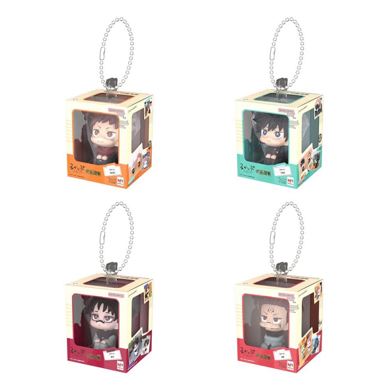 MEGAHOUSE JUJUTSU KAISEN LOOKUP MINIATURE COLLECTION 4X KEYCHAINS SET MEGAHOUSE JUJUTSU KAISEN LOOKUP MINIATURE COLLECTION 4X KEYCHAINS SET