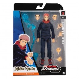 JUJUTSU KAISEN TOTAL ANIME YUJI ITADORI ACTION FIGURE JAZWARES
