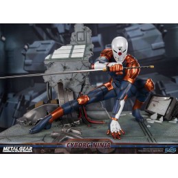 FIRST4FIGURES METAL GEAR SOLID CYBORG NINJA GRAY FOX RESIN STATUE FIGURE