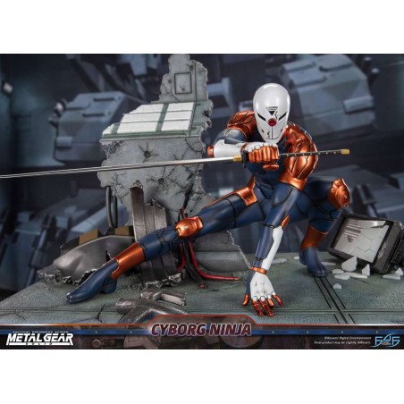 METAL GEAR SOLID CYBORG NINJA GRAY FOX RESIN STATUE FIGURE