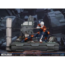 FIRST4FIGURES METAL GEAR SOLID CYBORG NINJA GRAY FOX RESIN STATUE FIGURE