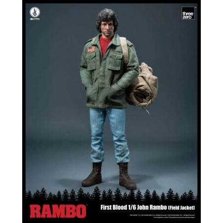 RAMBO FIRST BLOOD JOHN RAMBO FIELD JACKET 1/6 30CM ACTION FIGURE
