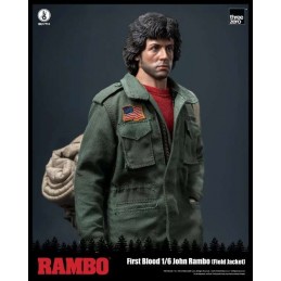 THREEZERO RAMBO FIRST BLOOD JOHN RAMBO FIELD JACKET 1/6 SCALE ACTION FIGURE