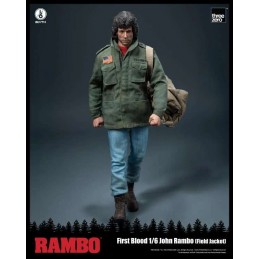 RAMBO FIRST BLOOD JOHN RAMBO FIELD JACKET 1/6 30CM ACTION FIGURE THREEZERO