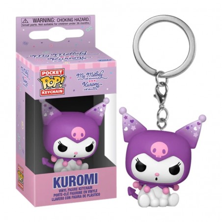 KUROMI 20TH ANNIVERSARY POCKET POP! KEYCHAIN PORTACHIAVI