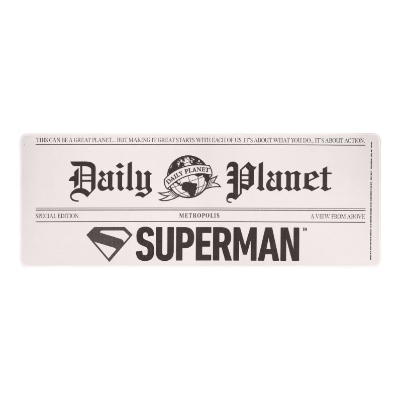 SUPERMAN DAILY PLANET XL DESK MAT TAPPETINO DA GIOCO PALADONE PRODUCTS SUPERMAN DAILY PLANET XL DESK MAT TAPPETINO DA GIOCO PALADONE PRODUCTS