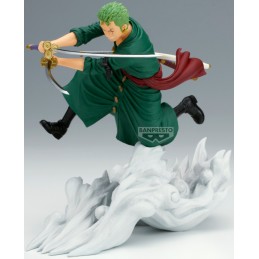 BANPRESTO ONE PIECE RORONOA ZORO EGGHEAD VER. SENKOZEKKEI STATUE FIGURE